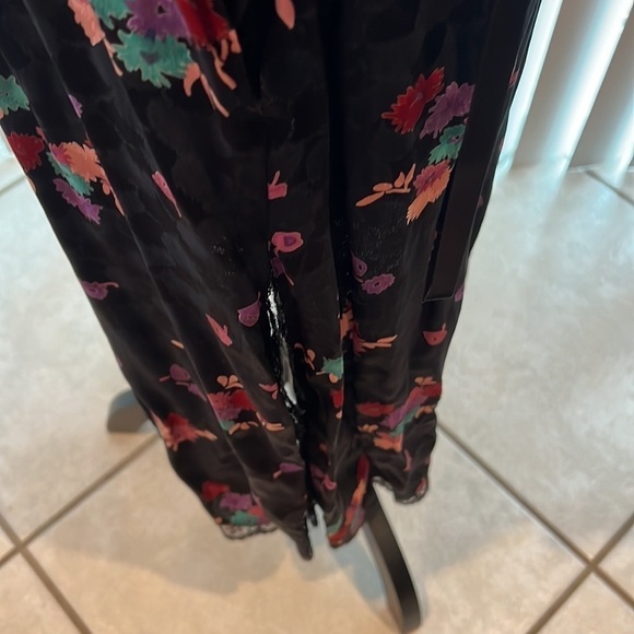 Marion Digne Floral Vintage Slip Dress Petite Size 2 - Picture 4 of 6